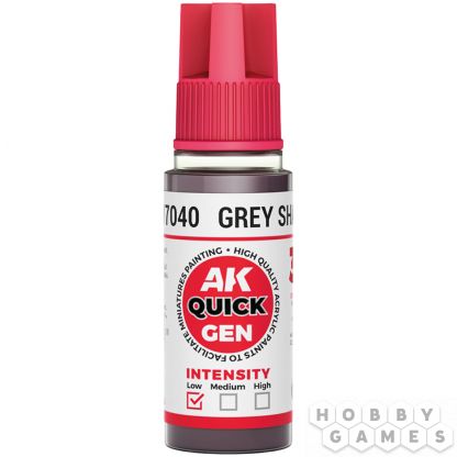 Краска AK Interactive Quick Gen: Grey Shadow AK17040 (18 мл)