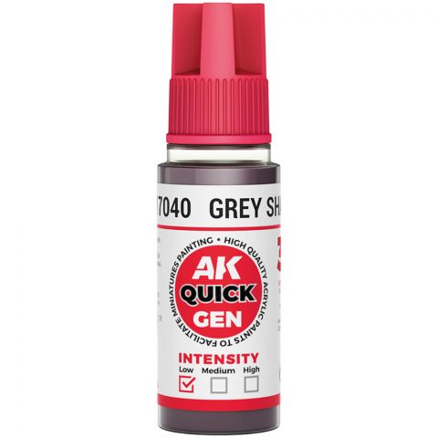 Краска AK Interactive Quick Gen: Grey Shadow AK17040 (18 мл)