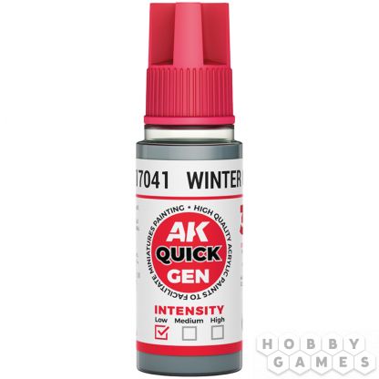 Краска AK Interactive Quick Gen: Winter Grey AK17041 (18 мл)