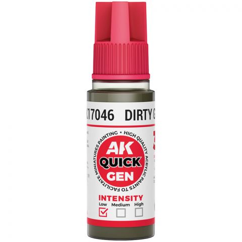 Краска AK Interactive Quick Gen: Dirty Grey AK17046 (18 мл)