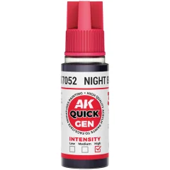 Краска AK Interactive Quick Gen: Night Black AK17052 (18 мл)