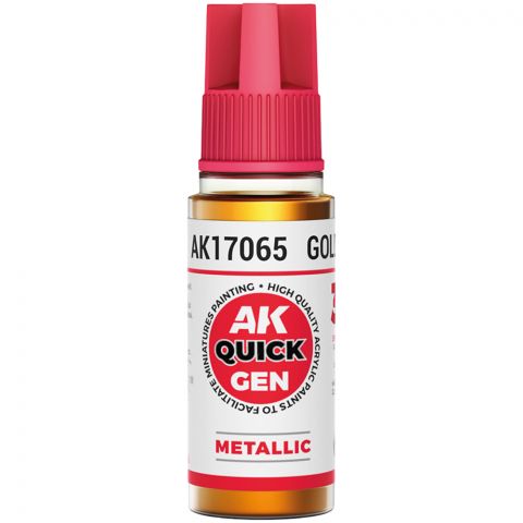 Краска AK Interactive Quick Gen: Gold AK17065 (18 мл)