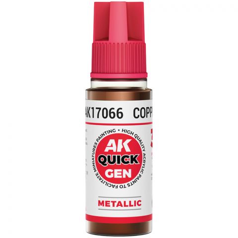 Краска AK Interactive Quick Gen: Copper AK17066 (18 мл)