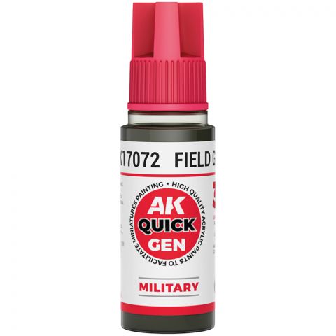 Краска AK Interactive Quick Gen: Field Grey AK17072 (18 мл)