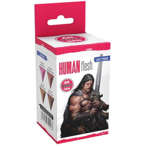 Набор красок AK Interactive Quick Gen: Human Flesh AK17506 (18 мл)