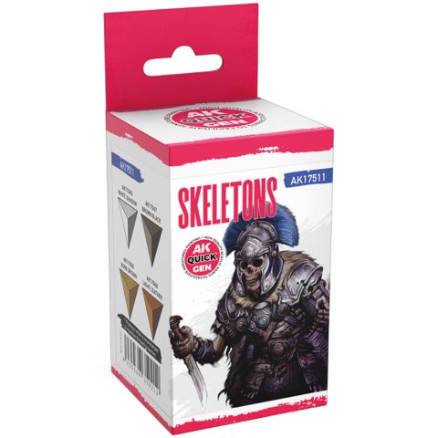 Набор красок AK Interactive Quick Gen: Skeletons AK17511 (18 мл)