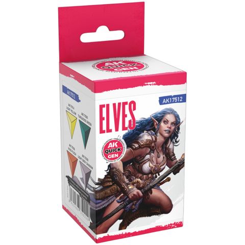Набор красок AK Interactive Quick Gen: Elves AK17512 (18 мл)