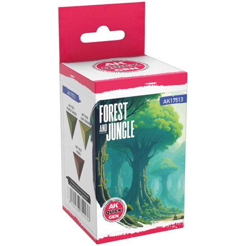 Набор красок AK Interactive Quick Gen: Forest and Jungle AK17513 (18 мл)
