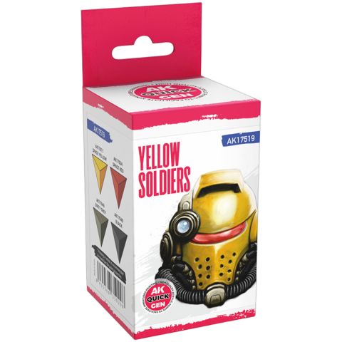 Набор красок AK Interactive Quick Gen: Yellow Soldiers AK17519 (18 мл)