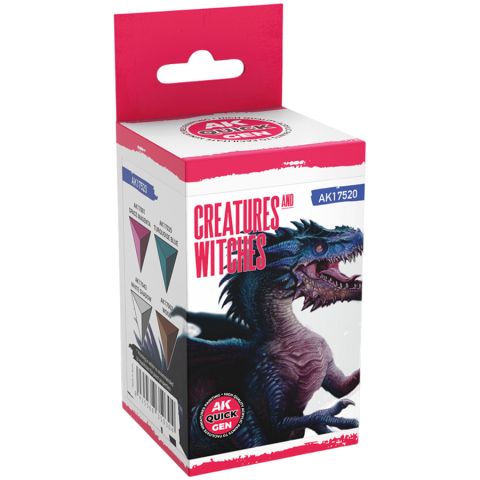 Набор красок AK Interactive Quick Gen: Creatures and Witches AK17520 (18 мл)