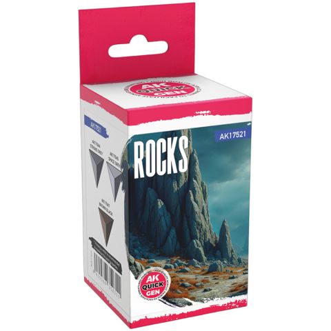 Набор красок AK Interactive Quick Gen: Rocks AK17521 (18 мл)