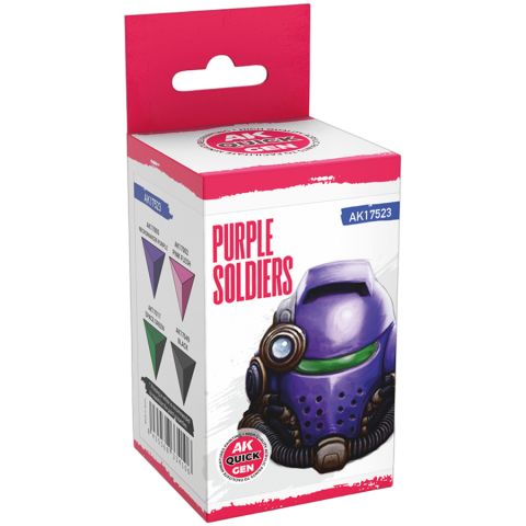 Набор красок AK Interactive Quick Gen: Purple Soldiers AK17523 (18 мл)