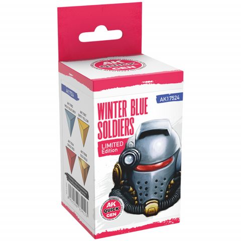 Набор красок AK Interactive Quick Gen: Winter Blue Soldiers