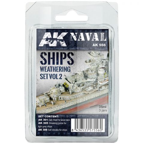 Набор красок AK Interactive: Ships Weathering Set Vol.2