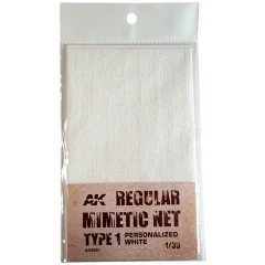 AK Diorama: Regular Mimetic Net Type 1 Personalized White 1/35