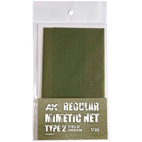 AK Diorama: Regular Mimetic Net Type 2 Field Green 1/35