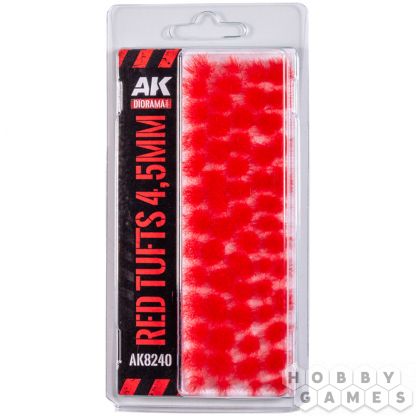 AK Diorama: Red Wargame Tufts (4,5 мм)