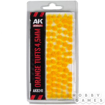AK Diorama: Orange Wargame Tufts 4,5 mm