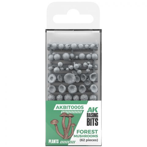AK Interactive Basing Bits: Forest Mushrooms
