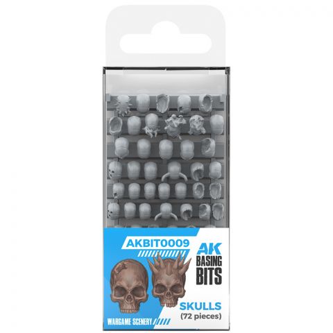 AK Interactive Basing Bits: Skulls