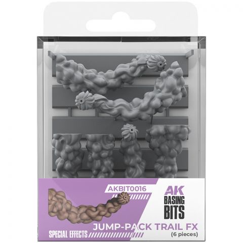 AK Interactive Basing Bits: Jump-Pack Trail FX