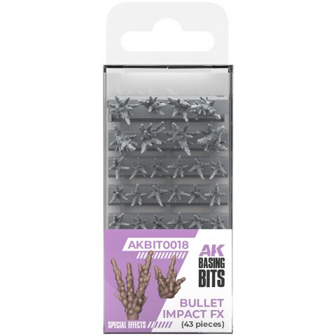 AK Interactive Basing Bits: Bullet Impact FX