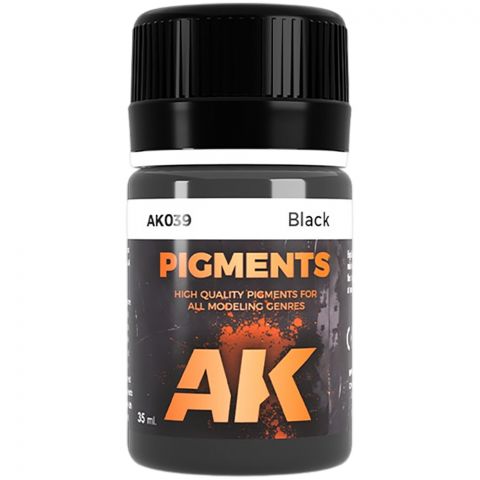 Краска AK Interactive Pigments: Black Pigment AK039 (35 мл)
