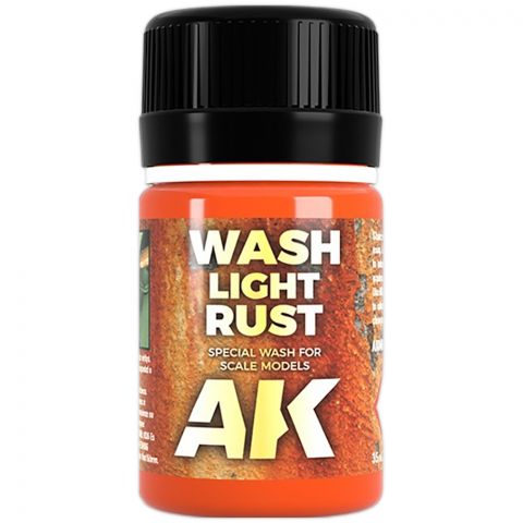 Краска AK Interactive Washes: Light Rust AK046