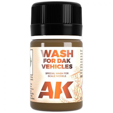 Краска AK Interactive Washes: Wash for DAK Vehicles AK066