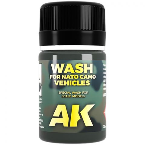 Краска AK Interactive Washes: Wash for NATO Tanks AK075