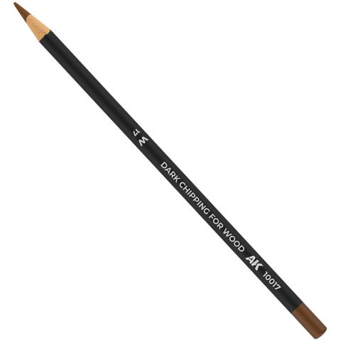AK Interactive Watercolor Pencil: Dark Chipping for Wood AK10017