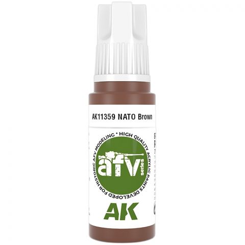 Краска AK Interactive AFV: NATO Brown AK11359