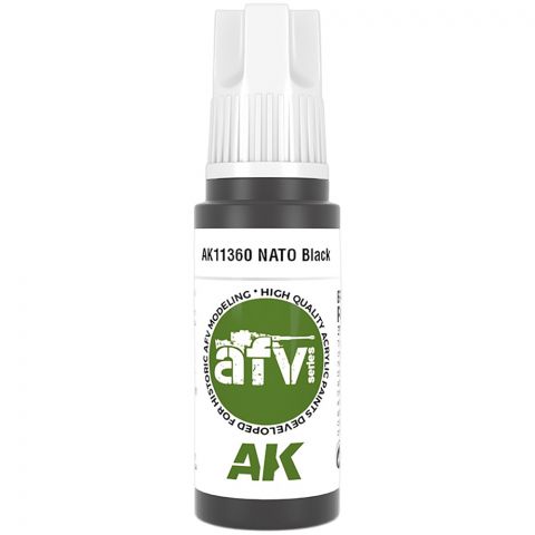 Краска AK Interactive AFV: NATO Black AK11360