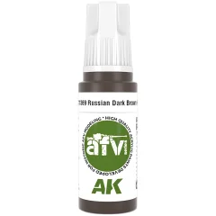 Краска AK Interactive AFV: Russian Dark Brown 6K AK11369