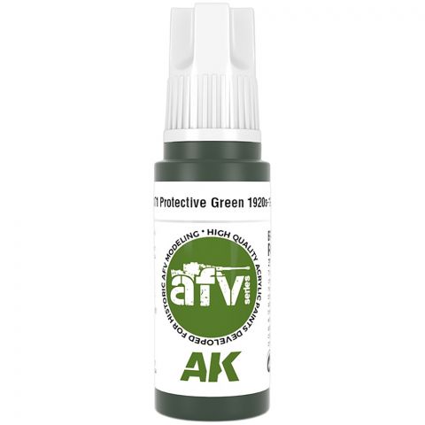Краска AK Interactive AFV: Protective Green 1920s-1930s AK11371