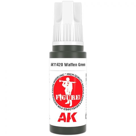 Краска AK Interactive Figures: Waffen Green AK11420 (17 мл)