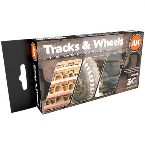 Набор красок AK Interactive: Tracks & Wheels AK11672