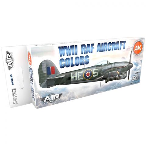 Набор красок AK Interactive: WWII RAF Aircraft Colors AK11723