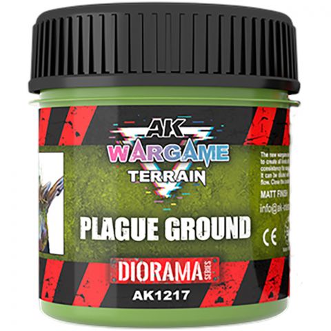 Текстурная паста AK Interactive Wargame Terrain: Plague Ground AK1217 (100 мл)