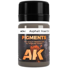 Краска AK Interactive Pigments: Asphalt Road Dirt AK146 (35 мл)
