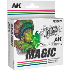 Набор красок AK Interactive The Inks: Magic AK16028