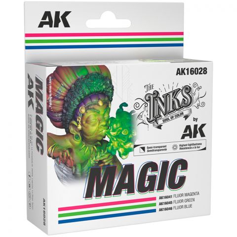 Набор красок AK Interactive The Inks: Magic AK16028