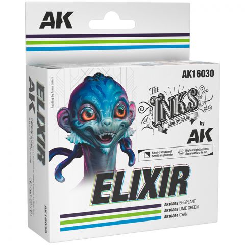Набор красок AK Interactive The Inks: Elixir AK16030