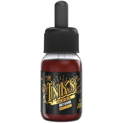 Краска AK Interactive The Inks: Crimson AK16048 (30 мл)