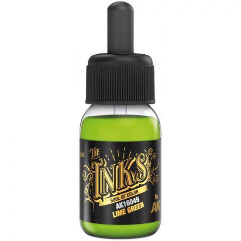 Краска AK Interactive The Inks: Lime Green AK16049 (30 мл)