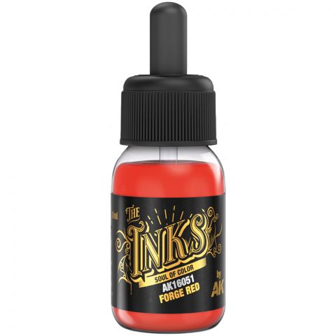 Краска AK Interactive The Inks: Forge Red AK16051 (30 мл)