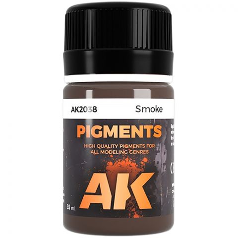Краска AK Interactive Pigments: Smoke AK2038 (35 мл)