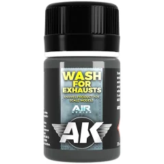 Краска AK Interactive Washes: Exhaust Wash AK2040