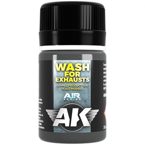 Краска AK Interactive Washes: Exhaust Wash AK2040