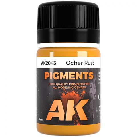 Краска AK Interactive Pigments: Ocher Rust AK2043 (35 мл)